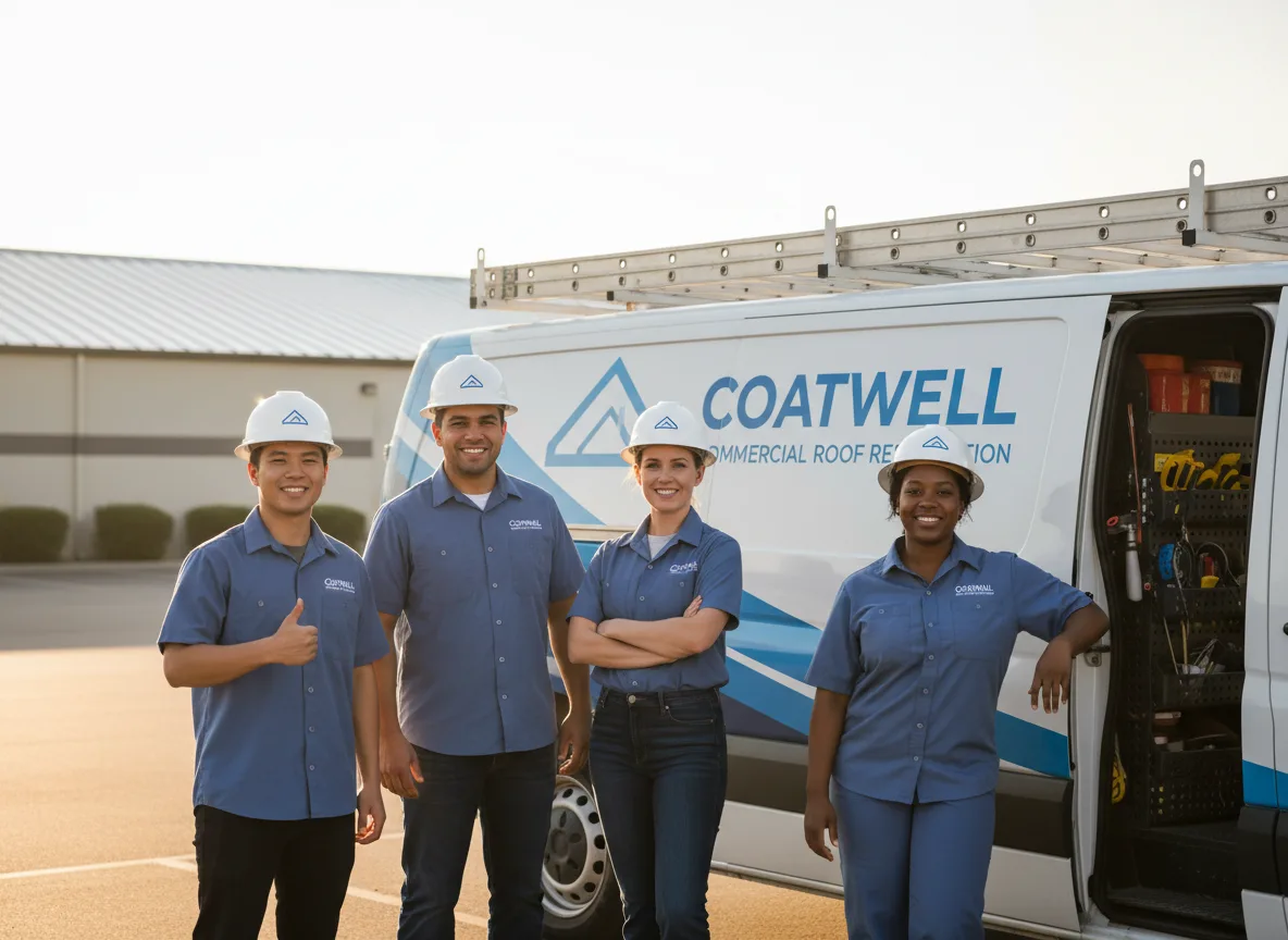 Commercial roof coating company in Afton, VA